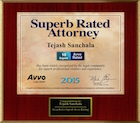 Avvo Superb Rated Attorney 2015